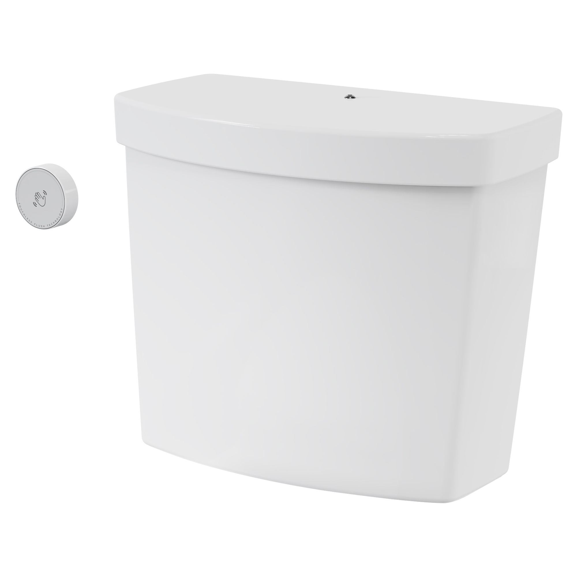 Cadet Touchless 1.28 gpf Single Flush Toilet Tank Only with Locking Device
